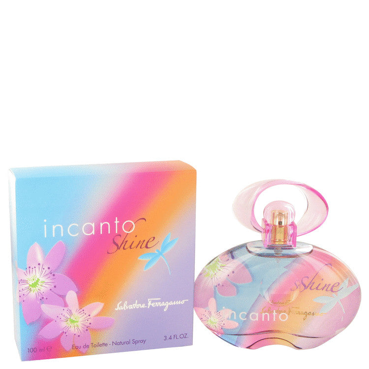 Incanto Shine Eau De Toilette Spray By Salvatore Ferragamo 3.4 oz Eau De Toilette Spray