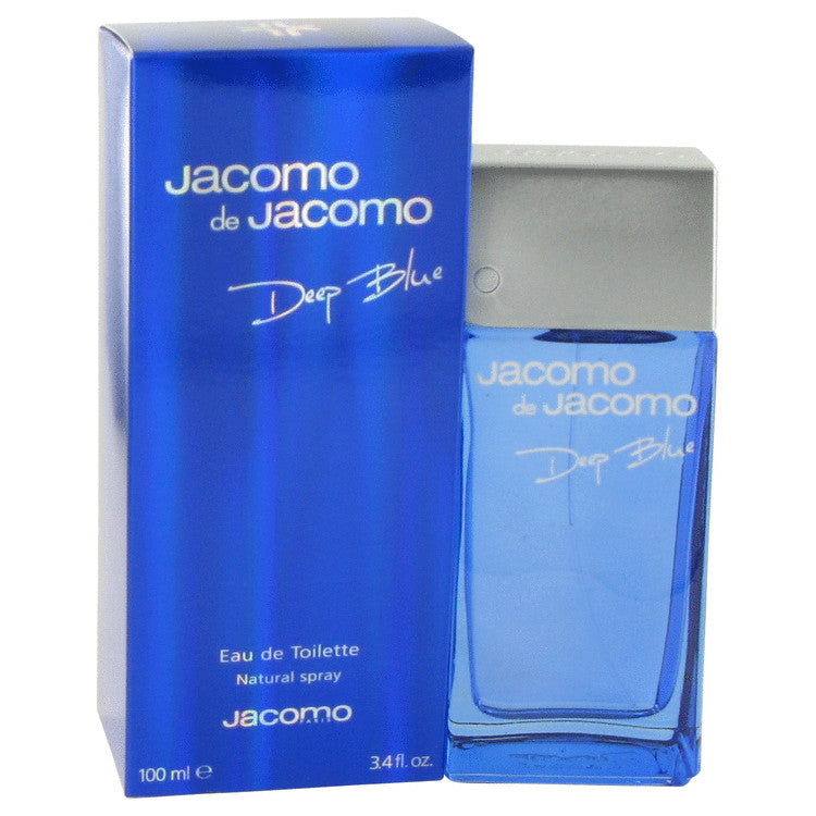 Jacomo Deep Blue Eau De Toilette Spray By Jacomo 3.4 oz Eau De Toilette Spray