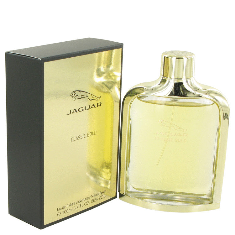 Jaguar Classic Gold Eau De Toilette Spray By Jaguar 3.4 oz Eau De Toilette Spray