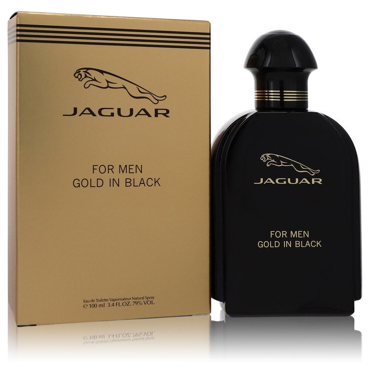 Jaguar Gold In Black Eau De Toilette Spray By Jaguar 3.4 oz Eau De Toilette Spray