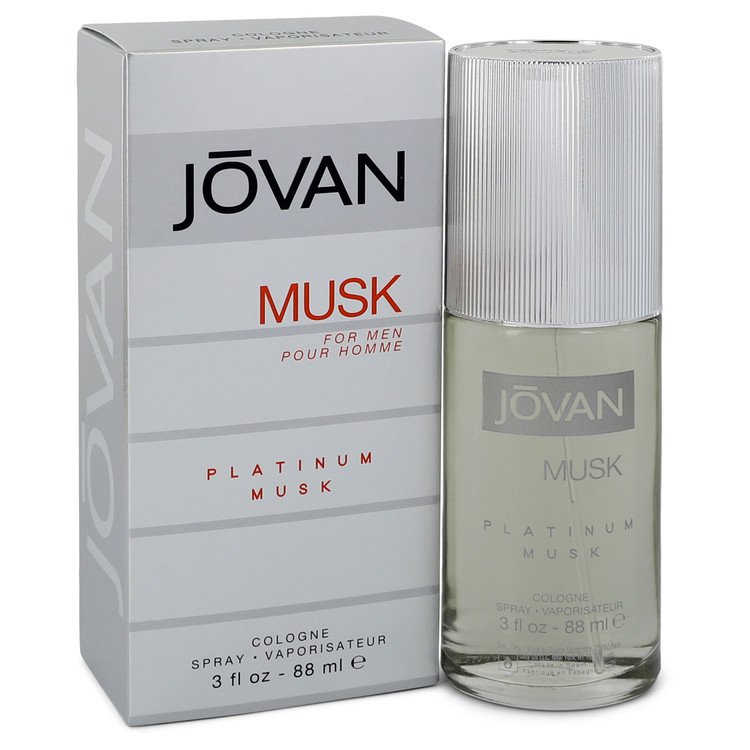 Jovan Platinum Musk Cologne Spray By Jovan 3 oz Cologne Spray