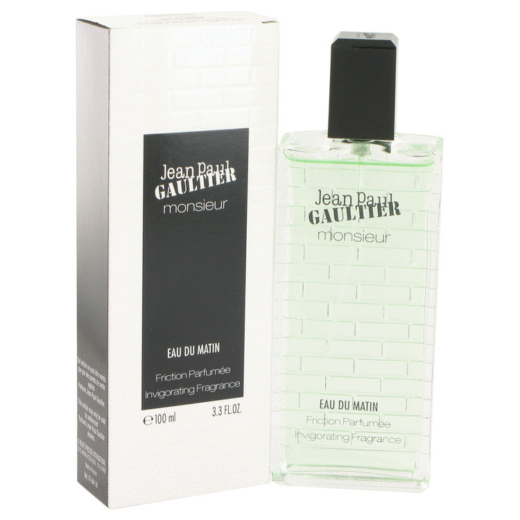 Jean Paul Gaultier Monsieur Eau Du Matin Friction Parfumee Invigorating Fragrance By Jean Paul Gaultier 3.3 oz Friction Parfumee Invigorating Fragrance