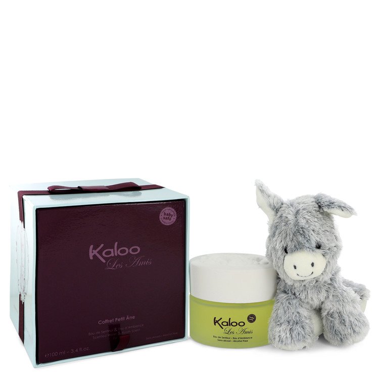 Kaloo Les Amis Eau De Senteur Spray / Room Fragrance Spray (Alcohol Free) + Free Fluffy Donkey By Kaloo 3.4 oz Eau De Senteur Spray / Room Fragrance Spray