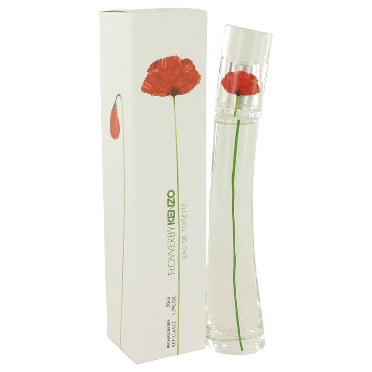 Kenzo Flower Eau De Toilette Spray Refillable By Kenzo 1.7 oz Eau De Toilette Spray Refillable