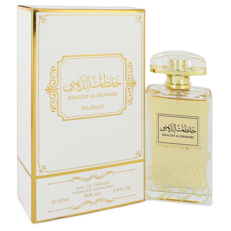 Khaltat Al Dhahabi Eau De Parfum Spray (Unisex) By Nusuk 3.4 oz Eau De Parfum Spray