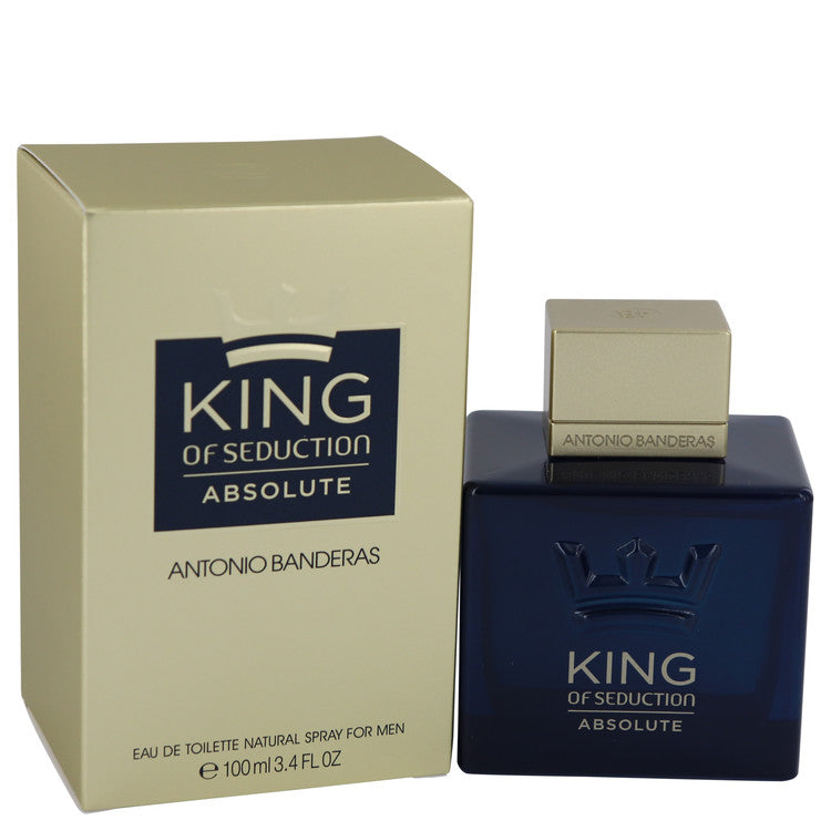 King Of Seduction Absolute Eau De Toilette Spray By Antonio Banderas 3.4 oz Eau De Toilette Spray