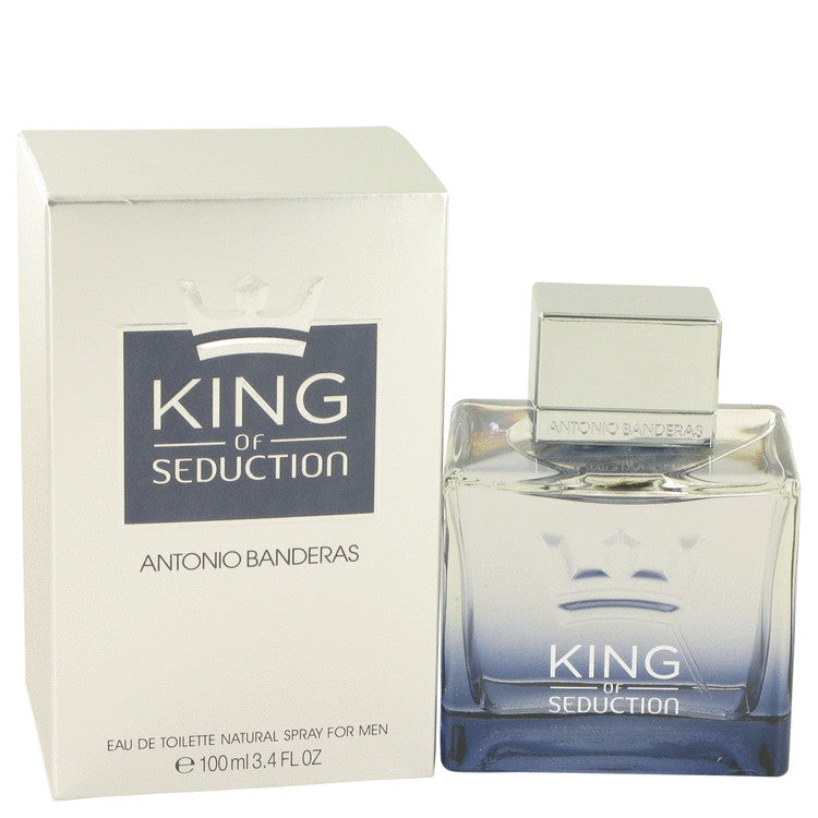 King Of Seduction Eau De Toilette Spray By Antonio Banderas 3.4 oz Eau De Toilette Spray