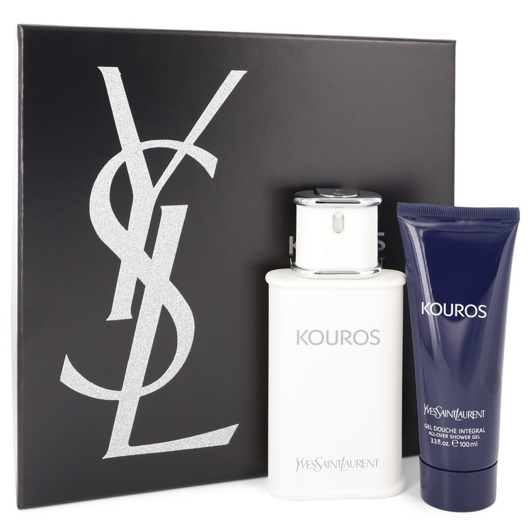 Kouros Gift Set By Yves Saint Laurent 3.3 oz Eau De Toilette Spray + 3.3 oz Shower Gel