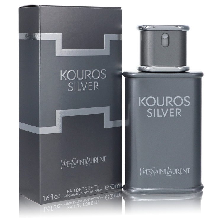 Kouros Silver Eau De Toilette Spray By Yves Saint Laurent 1.6 oz Eau De Toilette Spray