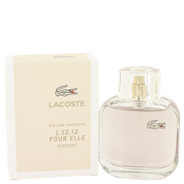 Lacoste Eau De Lacoste L.12.12 Elegant Eau De Toilette Spray By Lacoste 3 oz Eau De Toilette Spray