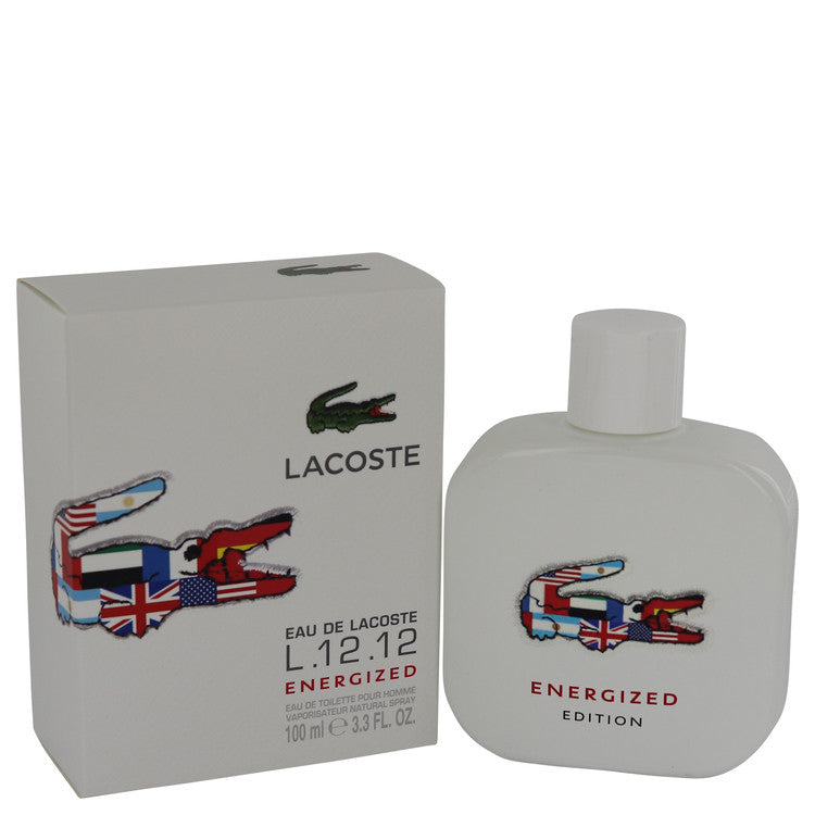 Lacoste Eau De Lacoste L.12.12 Energized Eau De Toilette Spray By Lacoste 3.3 oz Eau De Toilette Spray