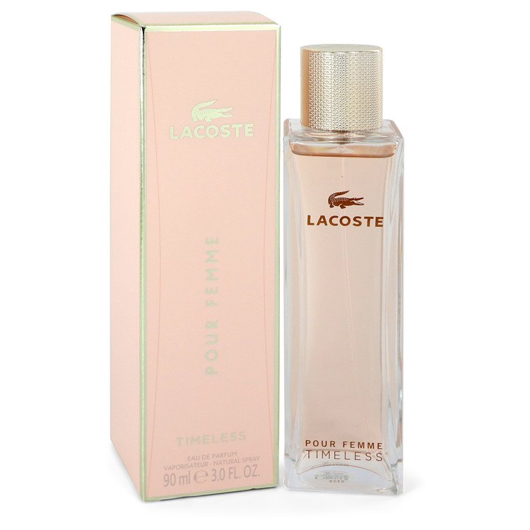 Lacoste Pour Femme Timeless Eau De Parfum Spray By Lacoste 3 oz Eau De Parfum Spray