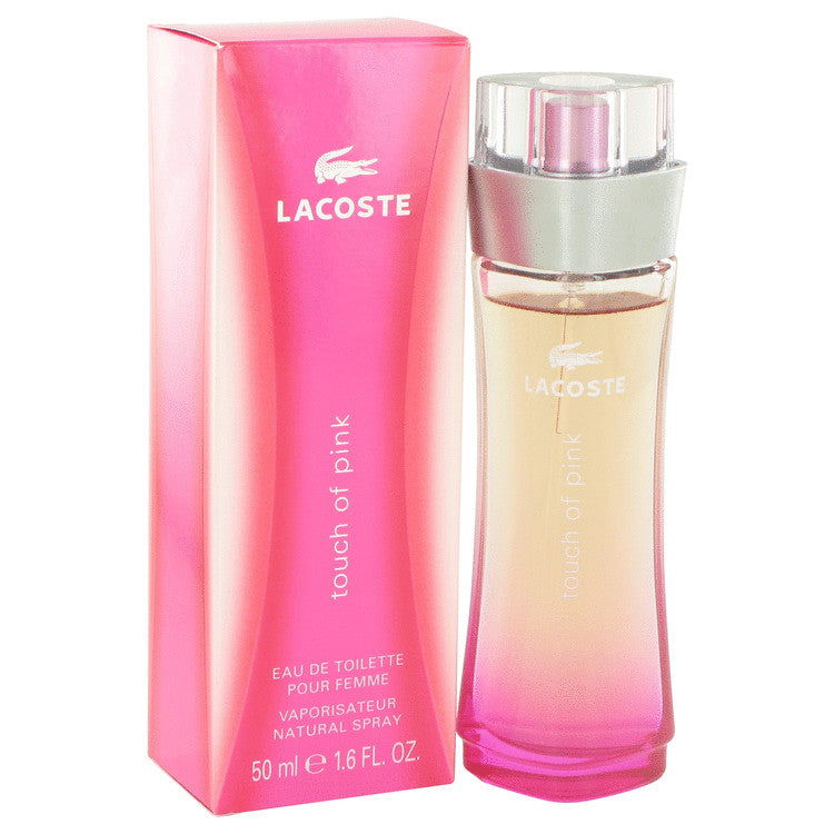 Touch Of Pink Eau De Toilette Spray By Lacoste 1.6 oz Eau De Toilette Spray