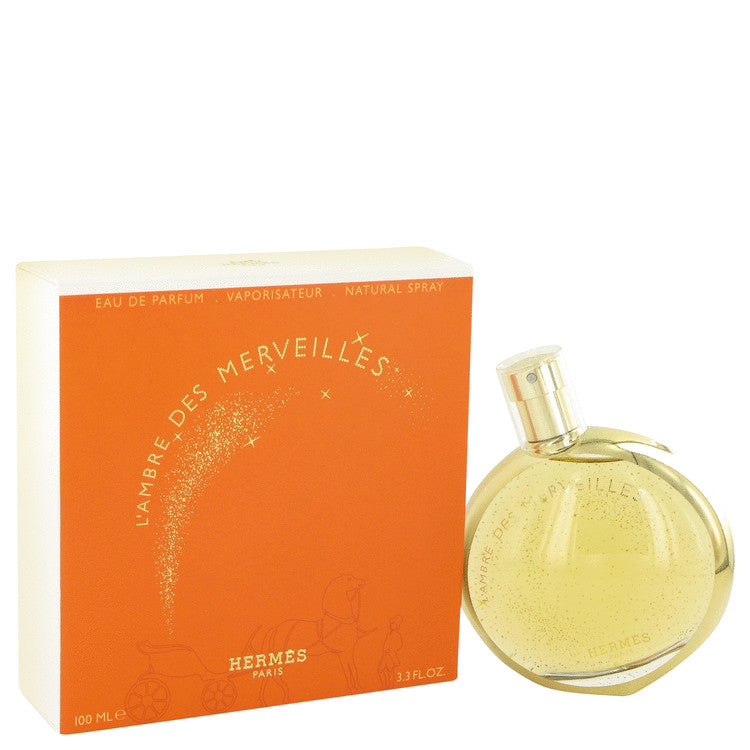 L'ambre Des Merveilles Eau De Parfum Spray By Hermes 3.3 oz Eau De Parfum Spray