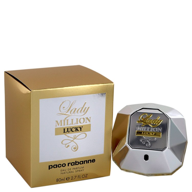 Lady Million Lucky Eau De Parfum Spray By Paco Rabanne 2.7 oz Eau De Parfum Spray