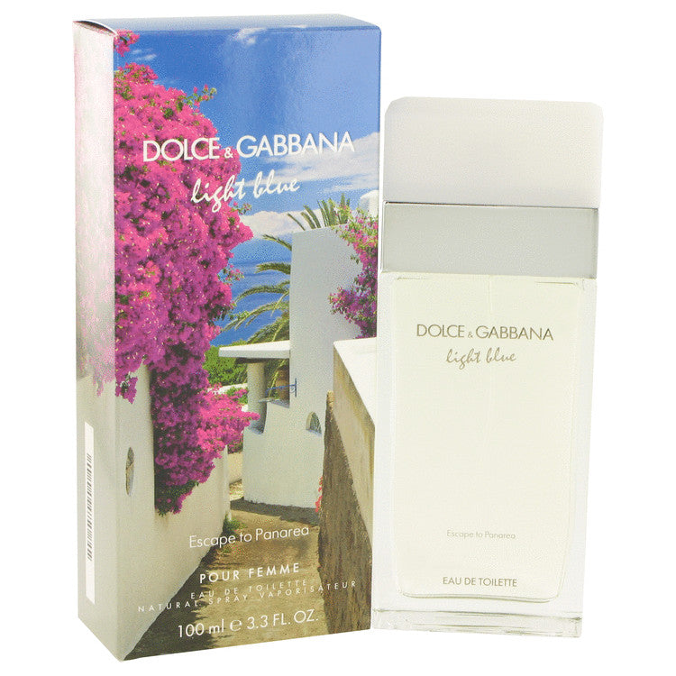 Light Blue Escape To Panarea Eau De Toilette Spray By Dolce & Gabbana 3.3 oz Eau De Toilette Spray