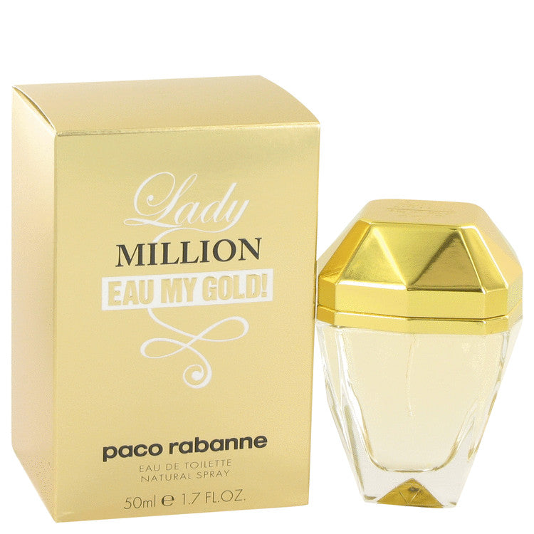 Lady Million Eau My Gold Eau De Toilette Spray By Paco Rabanne 1.7 oz Eau De Toilette Spray