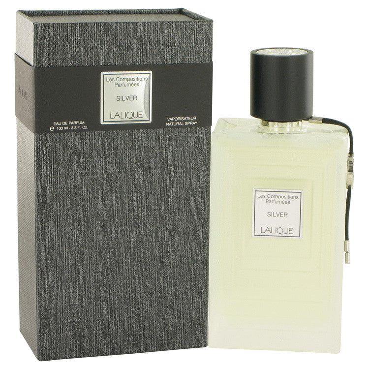 Les Compositions Parfumees Silver Eau De Parfum Spray By Lalique 3.3 oz Eau De Parfum Spray