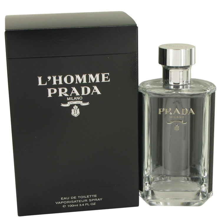 Prada L'homme Eau De Toilette Spray By Prada 3.4 oz Eau De Toilette Spray