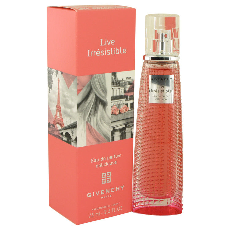 Live Irresistible Delicieuse Eau De Parfum Spray By Givenchy 2.5 oz Eau De Parfum Spray