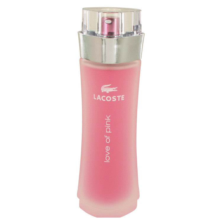 Love Of Pink Eau De Toilette Spray (Tester) By Lacoste 3 oz Eau De Toilette Spray