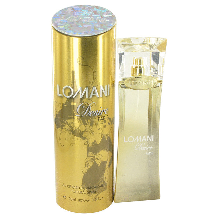 Lomani Desire Eau De Parfum Spray By Lomani 3.4 oz Eau De Parfum Spray