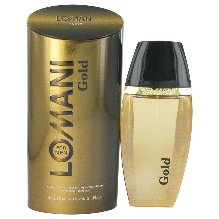 Lomani Gold Eau De Toilette Spray By Lomani 3.3 oz Eau De Toilette Spray
