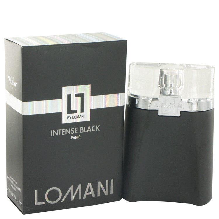 Lomani Intense Black Eau De Toilette Spray By Lomani 3.3 oz Eau De Toilette Spray