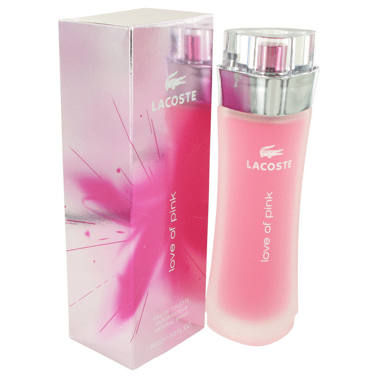 Love Of Pink Eau De Toilette Spray By Lacoste 3 oz Eau De Toilette Spray