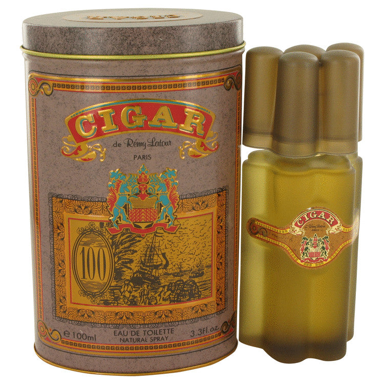 Cigar Eau De Toilette Spray By Remy Latour 3.4 oz Eau De Toilette Spray