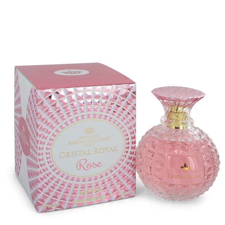 Marina De Bourbon Cristal Royal Rose Eau De Parfum Spray By Marina De Bourbon 3.4 oz Eau De Parfum Spray