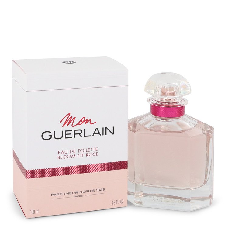 Mon Guerlain Bloom Of Rose Eau De Toilette Spray By Guerlain 3.3 oz Eau De Toilette Spray