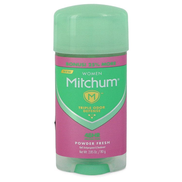 Mitchum Powder Fresh Anti-perspirant Gel Powder Fresh Anti-Perspirant Gel Triple Odor Defense 48 hour protection By Mitchum 2.85 oz Powder Fresh Anti-Perspirant Gel Triple Odor Defense 48 hour protection