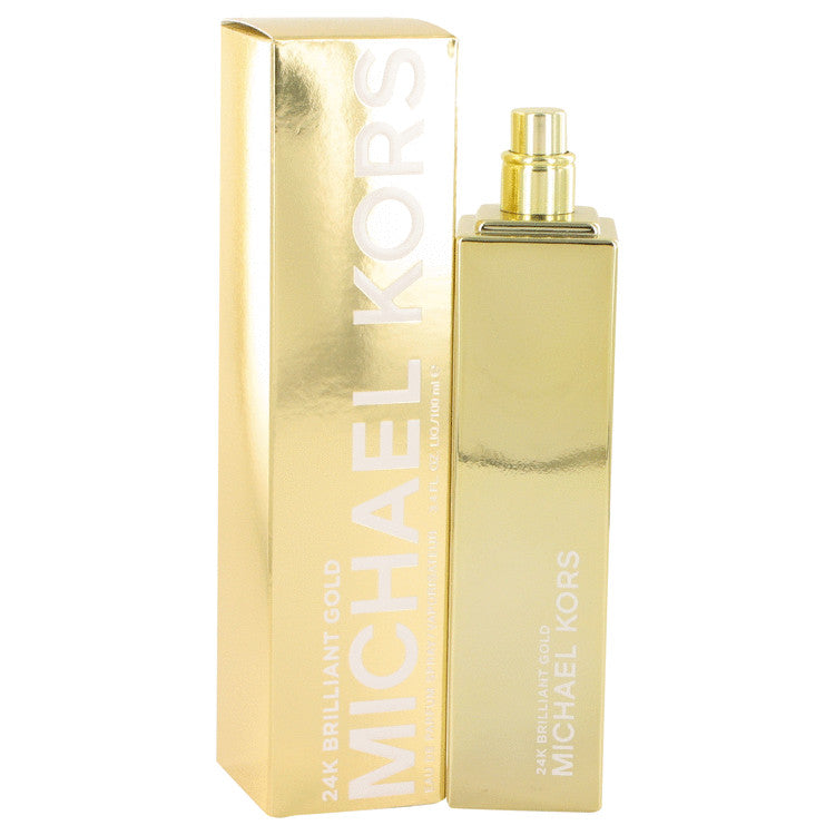 Michael Kors 24k Brilliant Gold Eau De Parfum Spray By Michael Kors 3.4 oz Eau De Parfum Spray