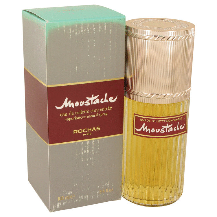 Moustache Eau De Toilette Concentree Spray (Damaged Box) By Rochas 3.4 oz Eau De Toilette Concentree Spray