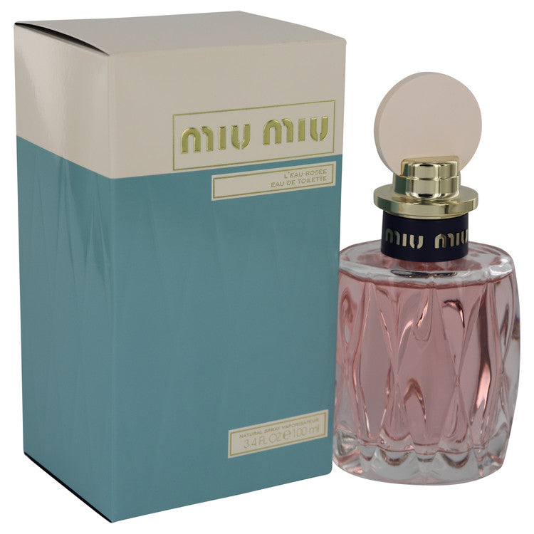 Miu Miu L'eau Rosee Eau De Toilette Spray By Miu Miu 3.4 oz Eau De Toilette Spray