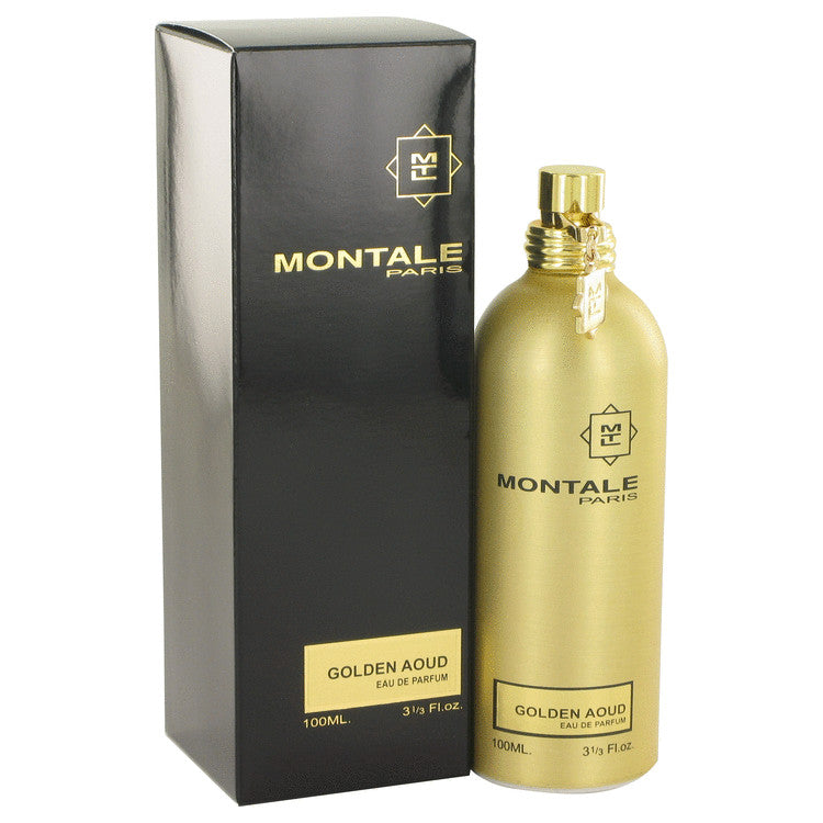 Montale Golden Aoud Eau De Parfum Spray By Montale 3.3 oz Eau De Parfum Spray