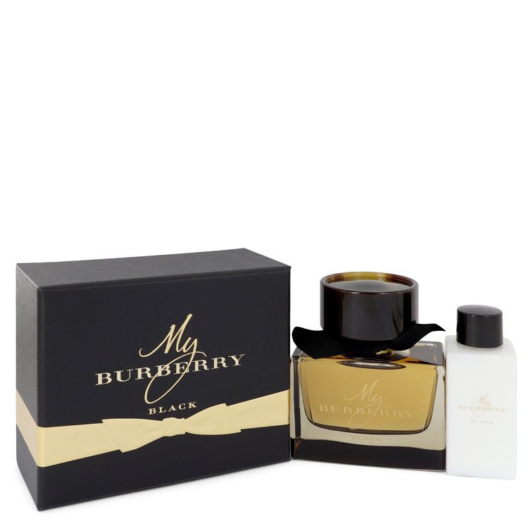 My Burberry Black Gift Set By Burberry 3 oz Eau De Parfum Spray + 2.5 oz Body Lotion