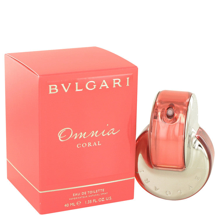 Omnia Coral Eau De Toilette Spray By Bvlgari 1.4 oz Eau De Toilette Spray