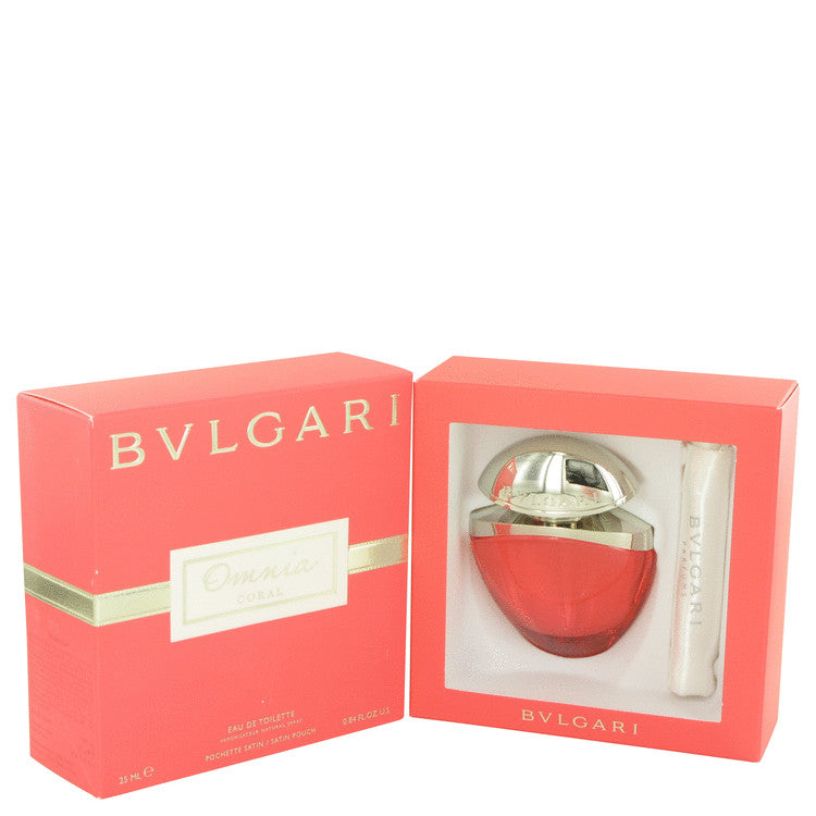 Omnia Coral Eau De Toilette Spray By Bvlgari 0.85 oz Eau De Toilette Spray