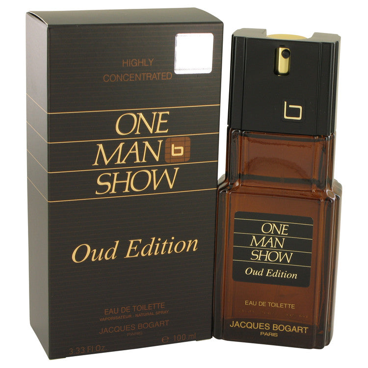 One Man Show Oud Edition Eau De Toilette Spray By Jacques Bogart 3.4 oz Eau De Toilette Spray