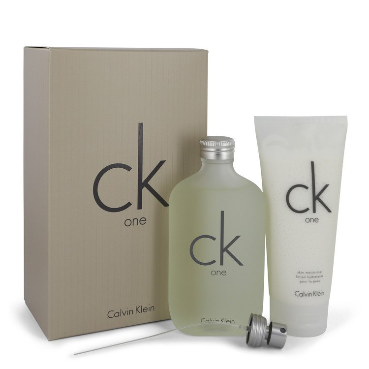 Ck One Gift Set By Calvin Klein 6.7 oz Eau De Toilette Spray + 6.7 oz Body Moisturizer