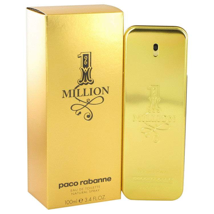 1 Million Eau De Toilette Spray By Paco Rabanne 3.4 oz Eau De Toilette Spray