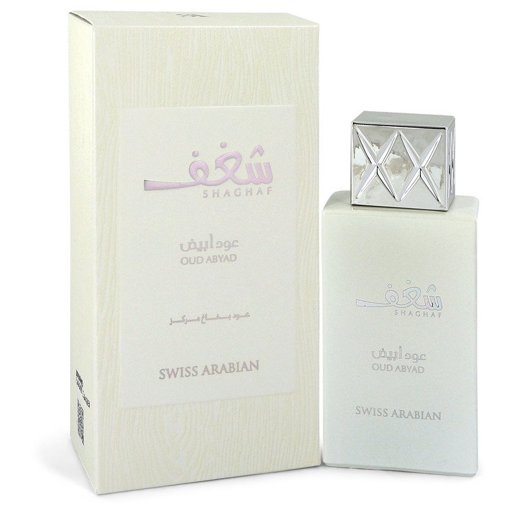 Shaghaf Oud Abyad Eau De Parfum Spray (Unisex) By Swiss Arabian 2.5 oz Eau De Parfum Spray