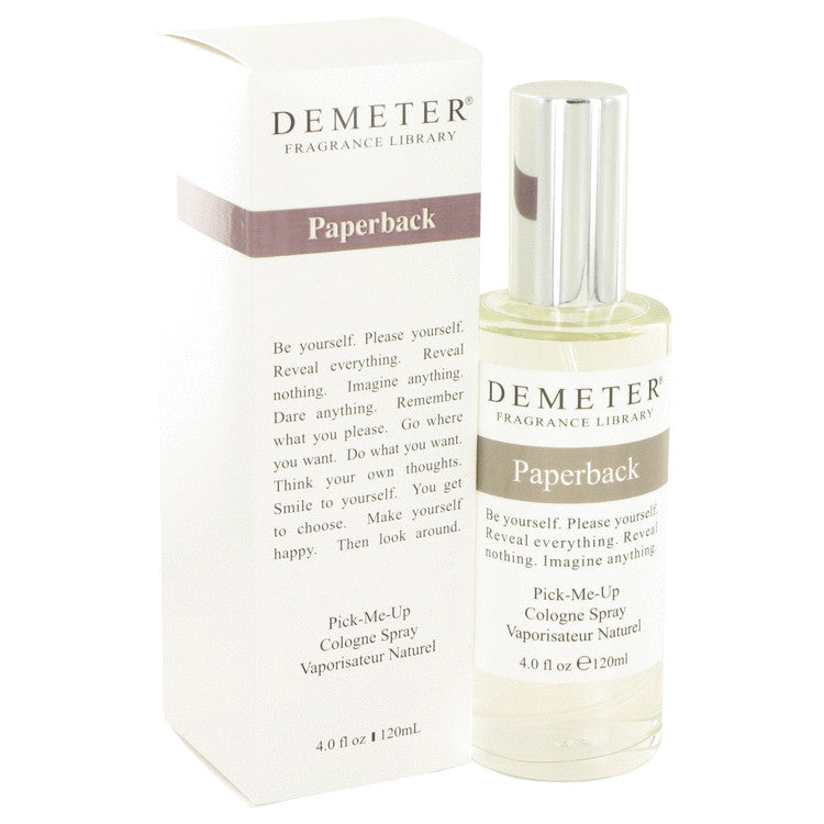 Demeter Paperback Cologne Spray By Demeter 4 oz Cologne Spray