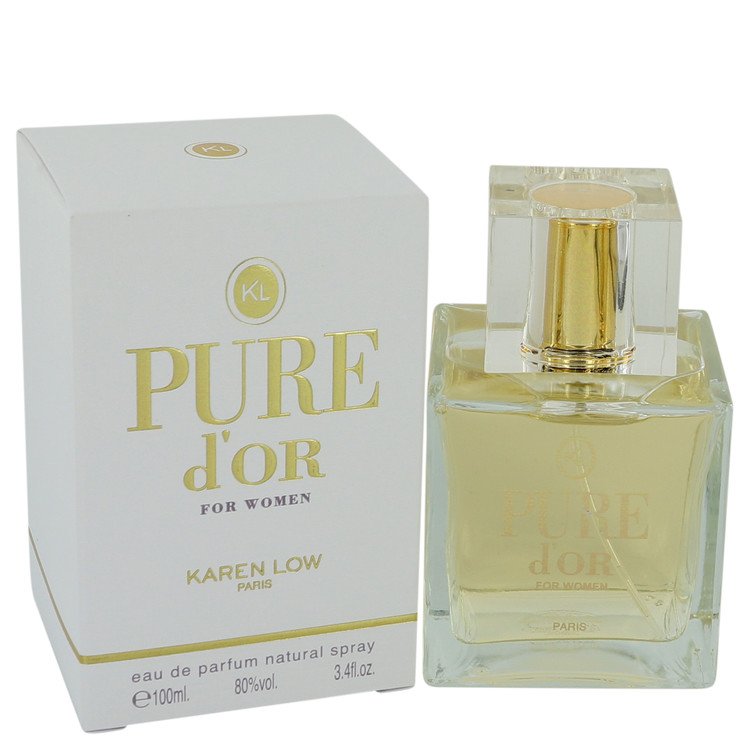 Pure D'or Eau De Parfum Spray By Karen Low 3.4 oz Eau De Parfum Spray