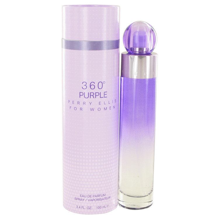 Perry Ellis 360 Purple Eau De Parfum Spray By Perry Ellis 3.4 oz Eau De Parfum Spray