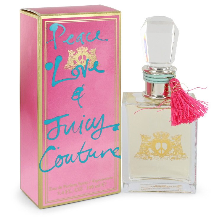 Peace Love & Juicy Couture Eau De Parfum Spray By Juicy Couture 3.4 oz Eau De Parfum Spray