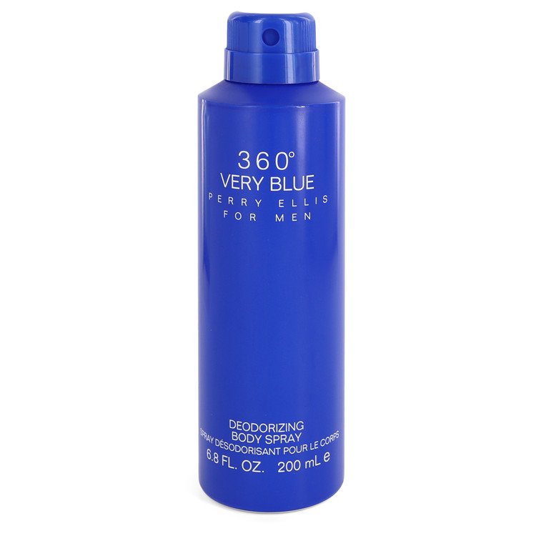 Perry Ellis 360 Very Blue Body Spray (unboxed) By Perry Ellis 6.8 oz Body Spray