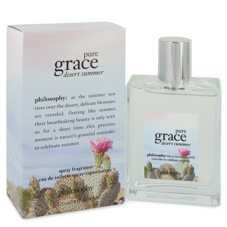 Pure Grace Desert Summer Eau De Toilette Spray By Philosophy 4 oz Eau De Toilette Spray